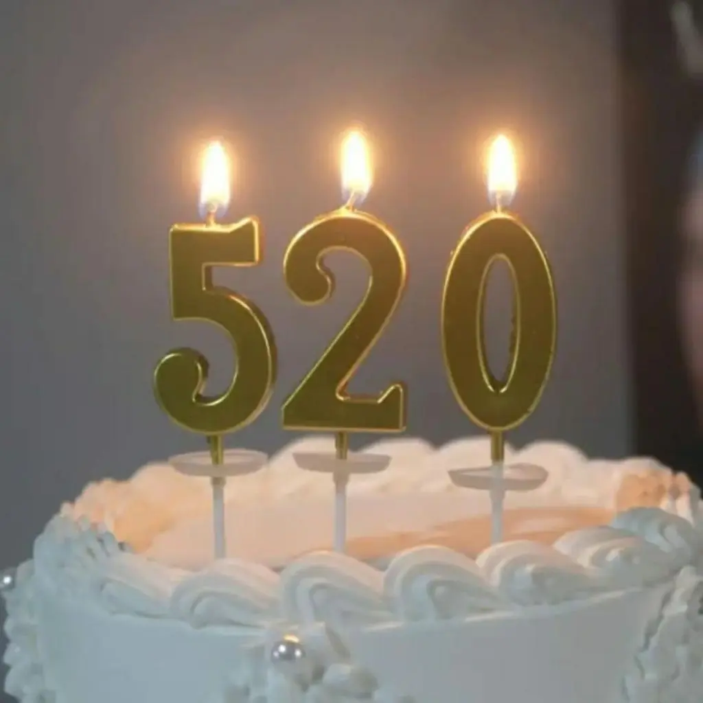 شموع أرقام عيد ميلاد